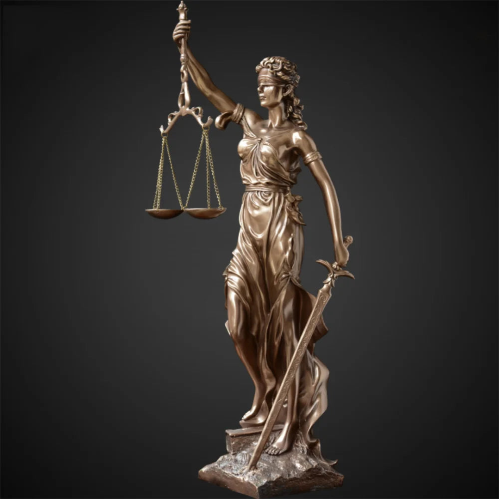 Escultura de Temis, Diosa de la Justicia