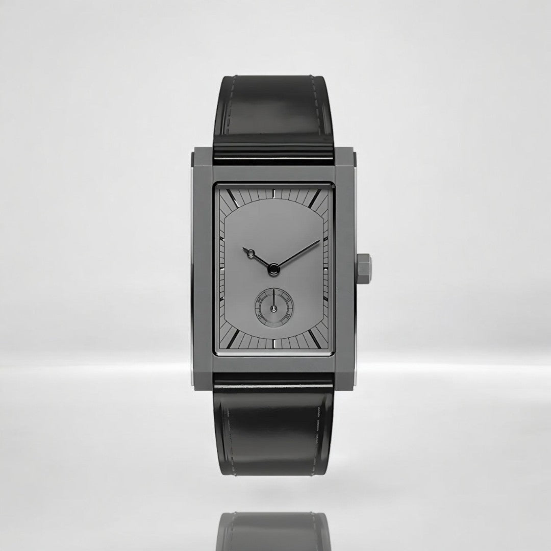 RELOJ PARA HOMBRE TANK CON CORREA DE CUERO