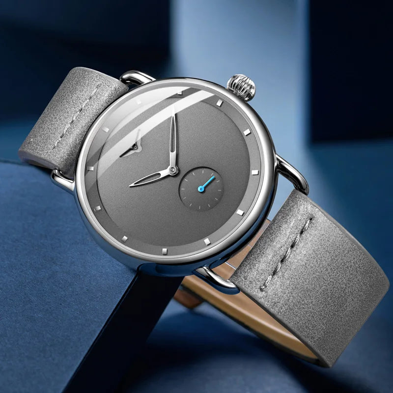 RELOJ MINIMALISTA LEGACY CON CORREA DE CUERO