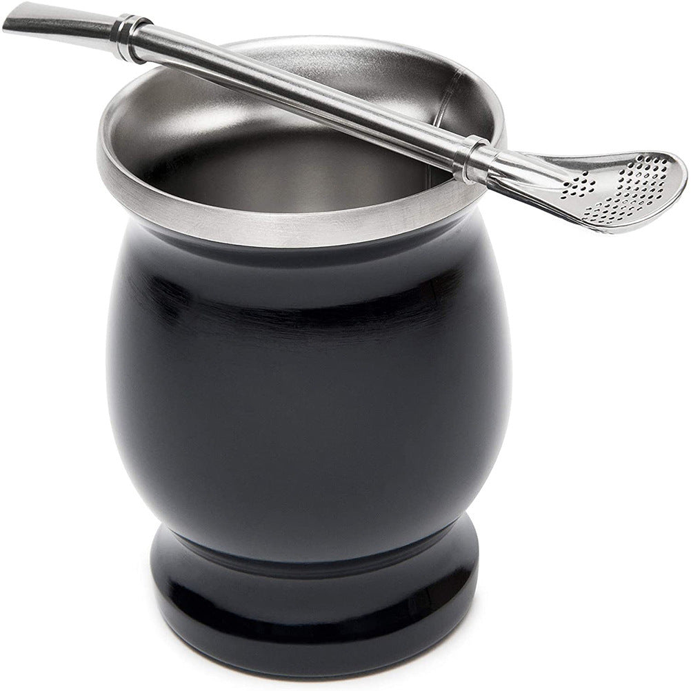Cuia Mate Premium de Acero Inoxidable