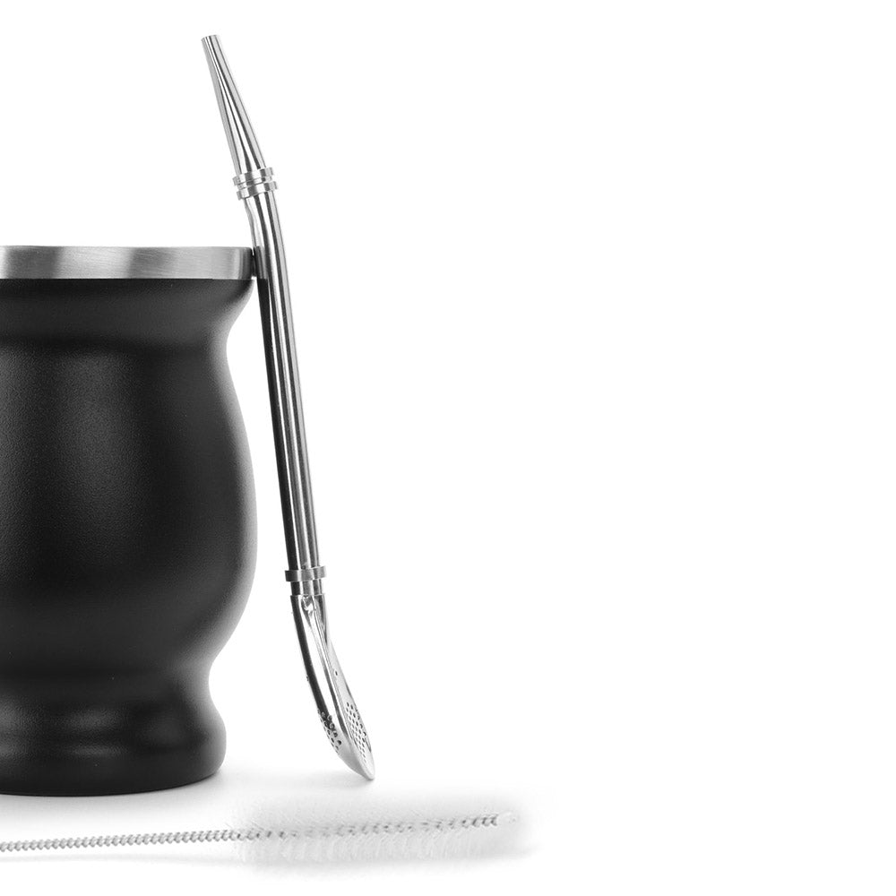 Cuia Mate Premium de Acero Inoxidable