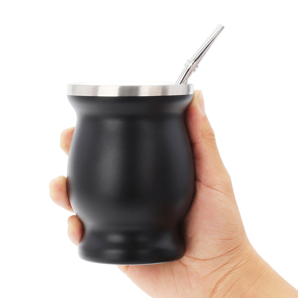 Cuia Mate Premium de Acero Inoxidable