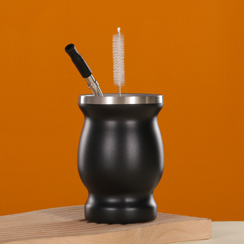 Cuia Mate Premium de Acero Inoxidable