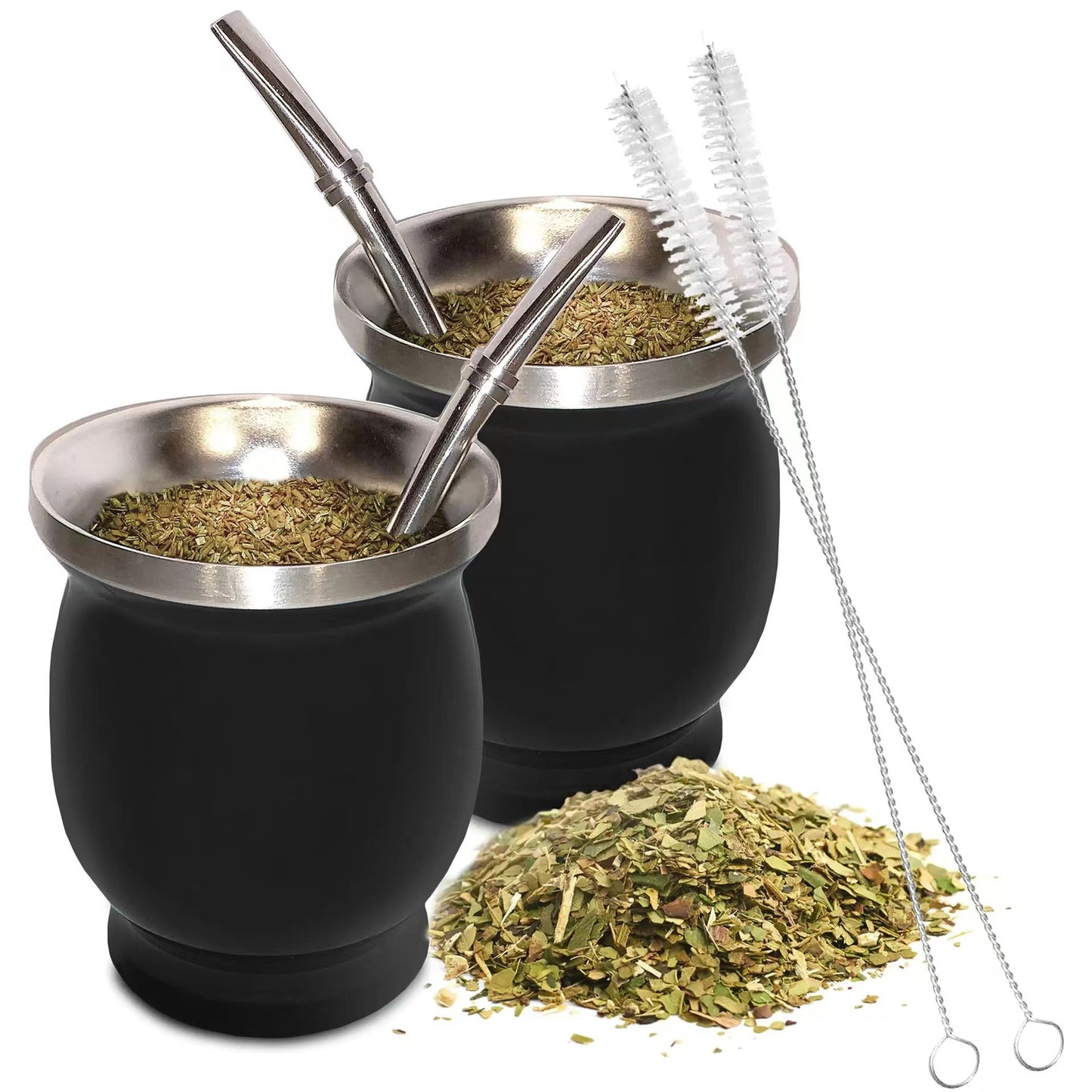 Cuia Mate Premium de Acero Inoxidable