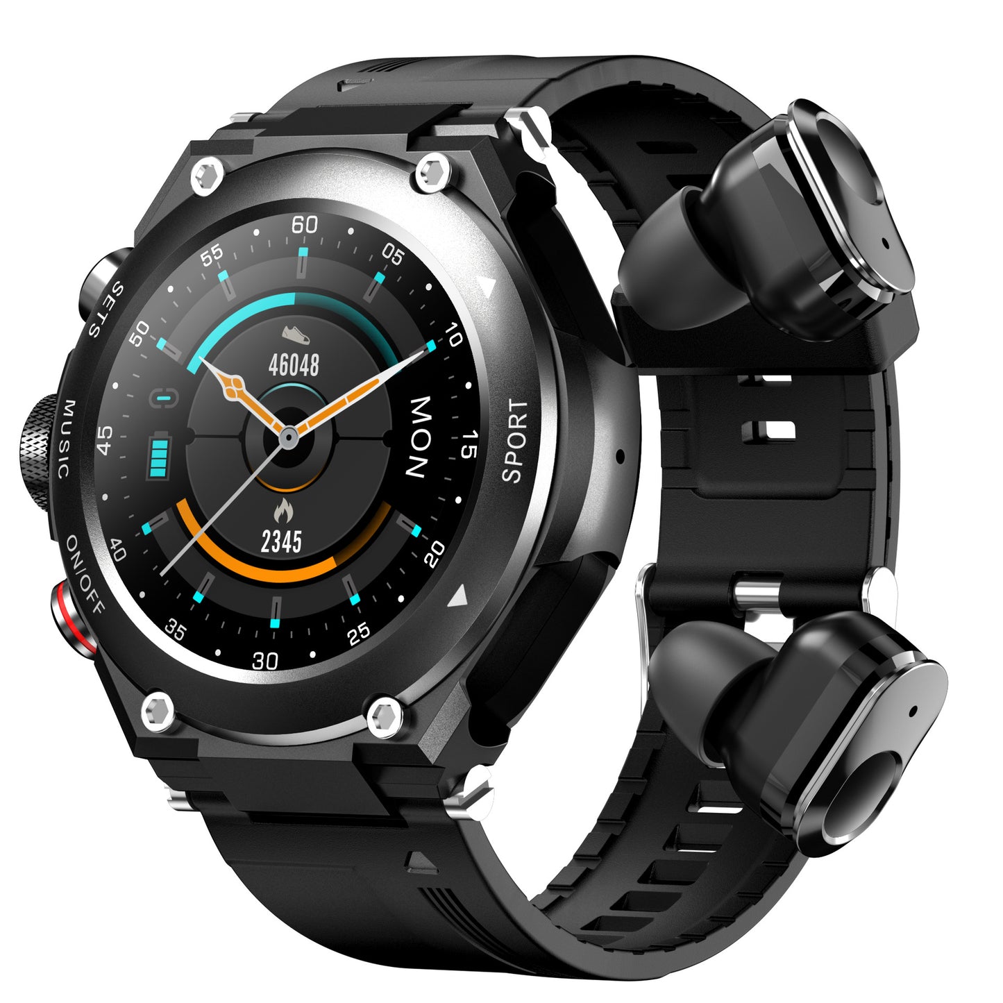 Reloj Inteligente con Auriculares Bluetooth