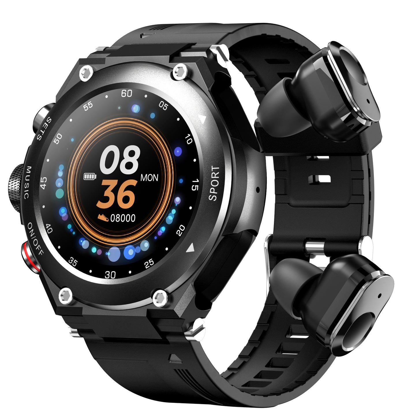 Reloj Inteligente con Auriculares Bluetooth