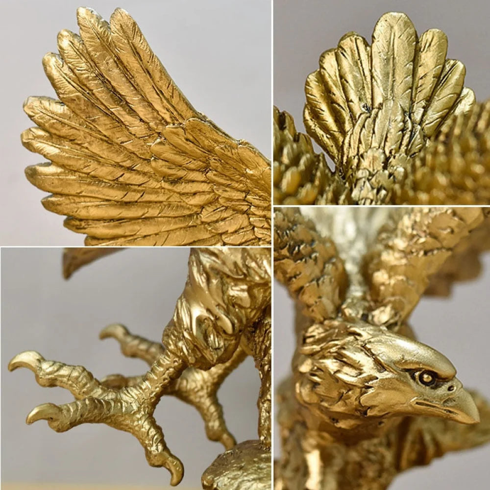 Escultura Águila Dorada