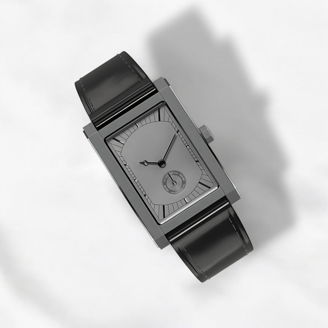 RELOJ PARA HOMBRE TANK CON CORREA DE CUERO