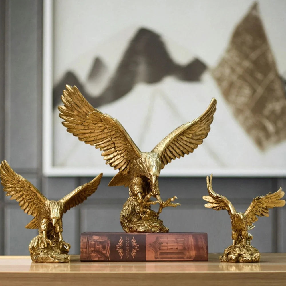Escultura Águila Dorada