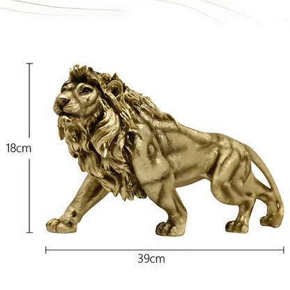 Escultura León Dorado