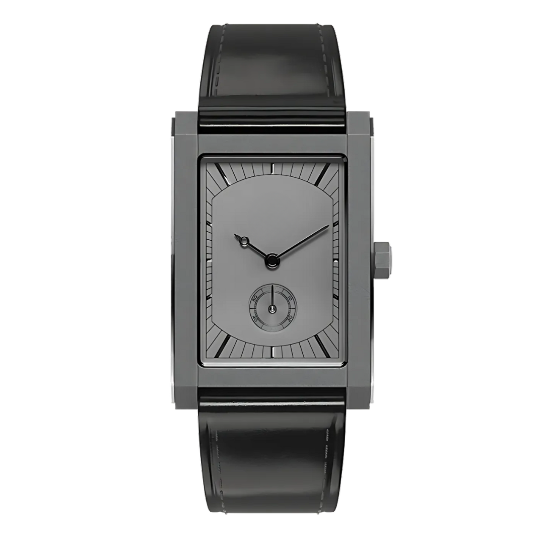 RELOJ PARA HOMBRE TANK CON CORREA DE CUERO