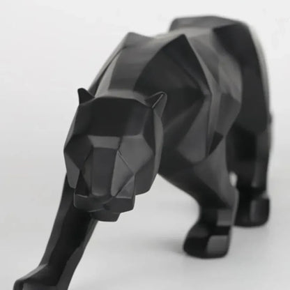 Escultura de Leopardo en Resina
