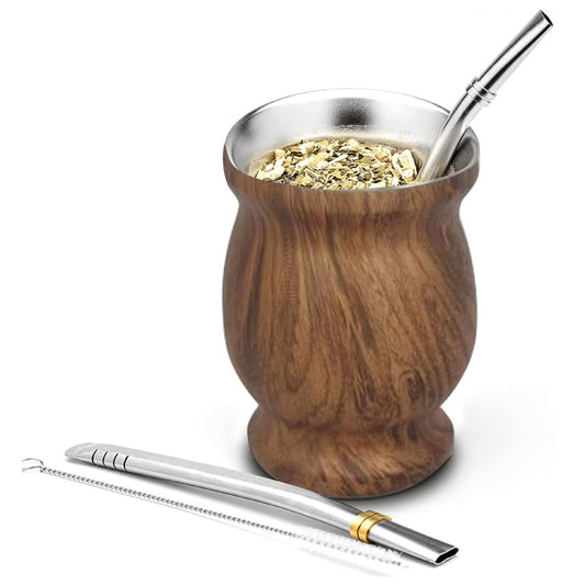 Cuia Mate Premium de Acero Inoxidable
