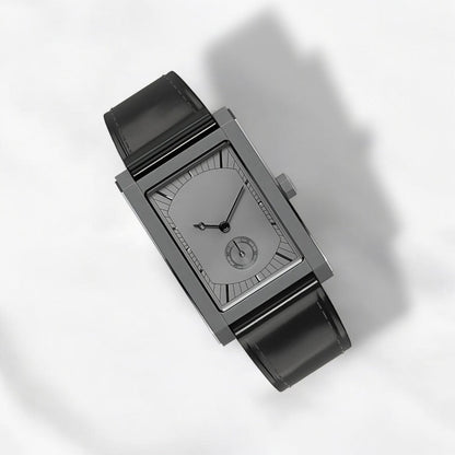 RELOJ PARA HOMBRE TANK CON CORREA DE CUERO
