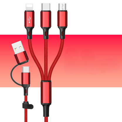 Cable 3 en 1 TurboCharge Reforzado
