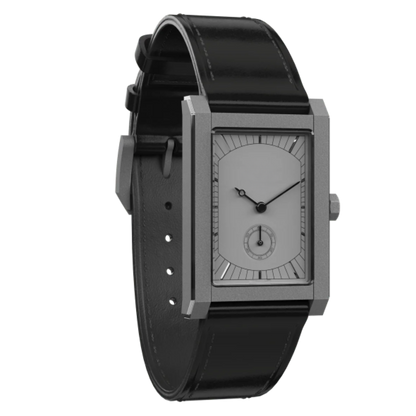 RELOJ PARA HOMBRE TANK CON CORREA DE CUERO